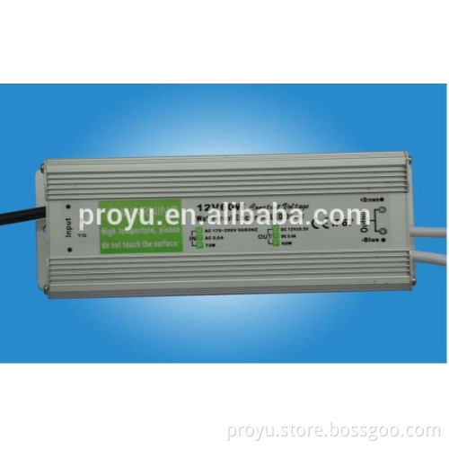 12v LED waterproof power supply Constant Voltage DC 80w PY-L1280E